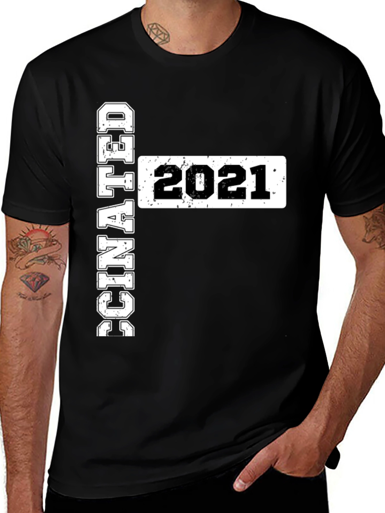 Graduated 2021 Black T-Shirt