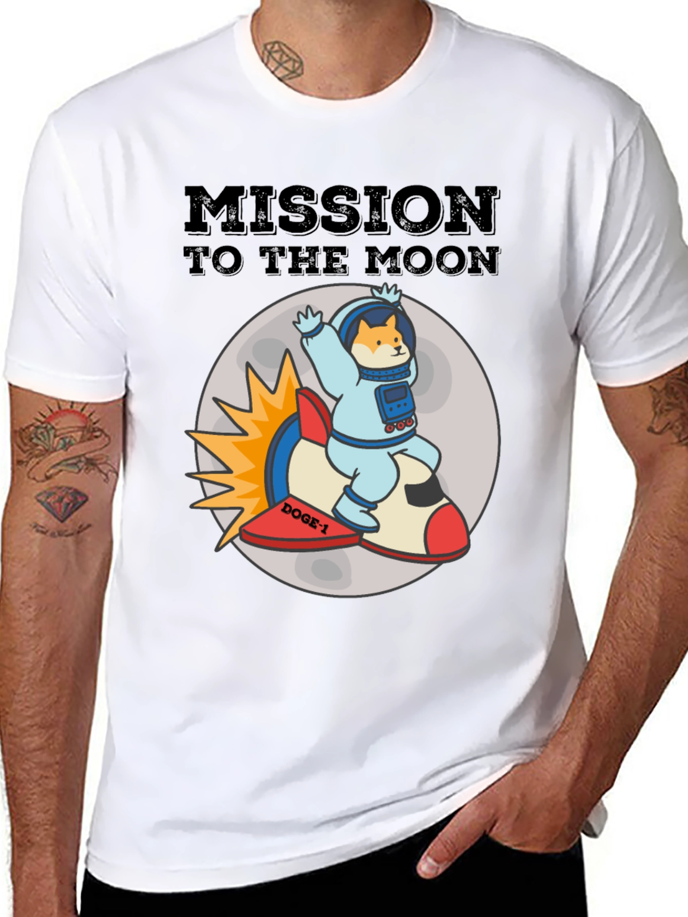 Mission To The Moon Doge T-Shirt