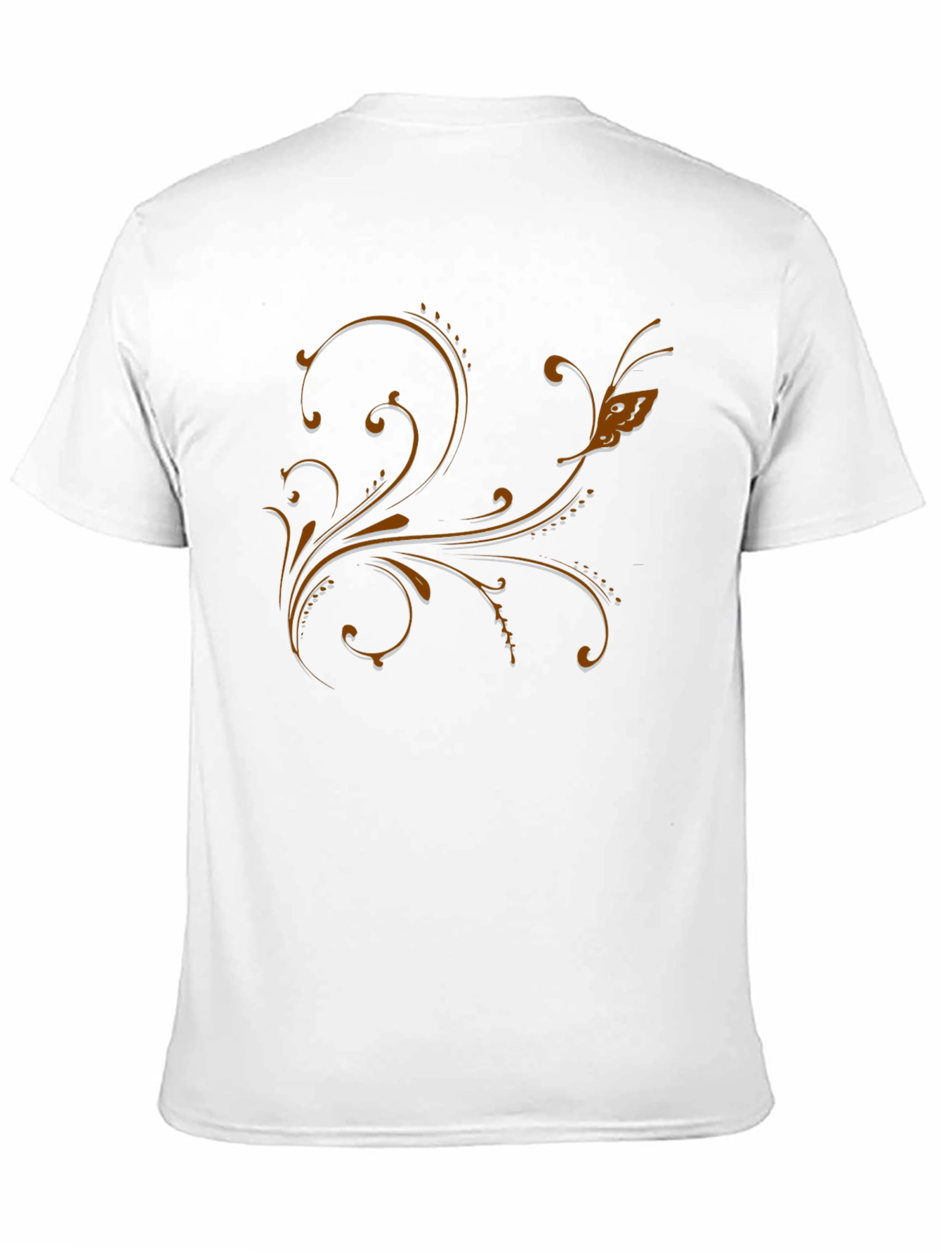 Elegant Floral Scrollwork T-Shirt
