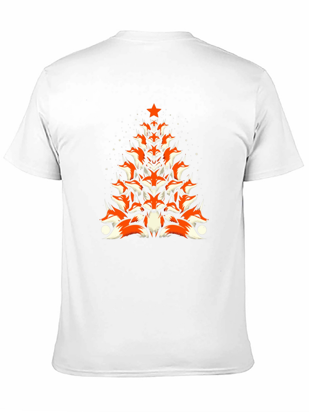 Fox Christmas Tree T-Shirt - Holiday Novelty Tee