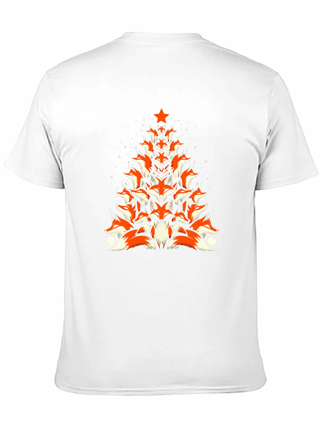 Fox Christmas Tree T-Shirt - Holiday Novelty Tee