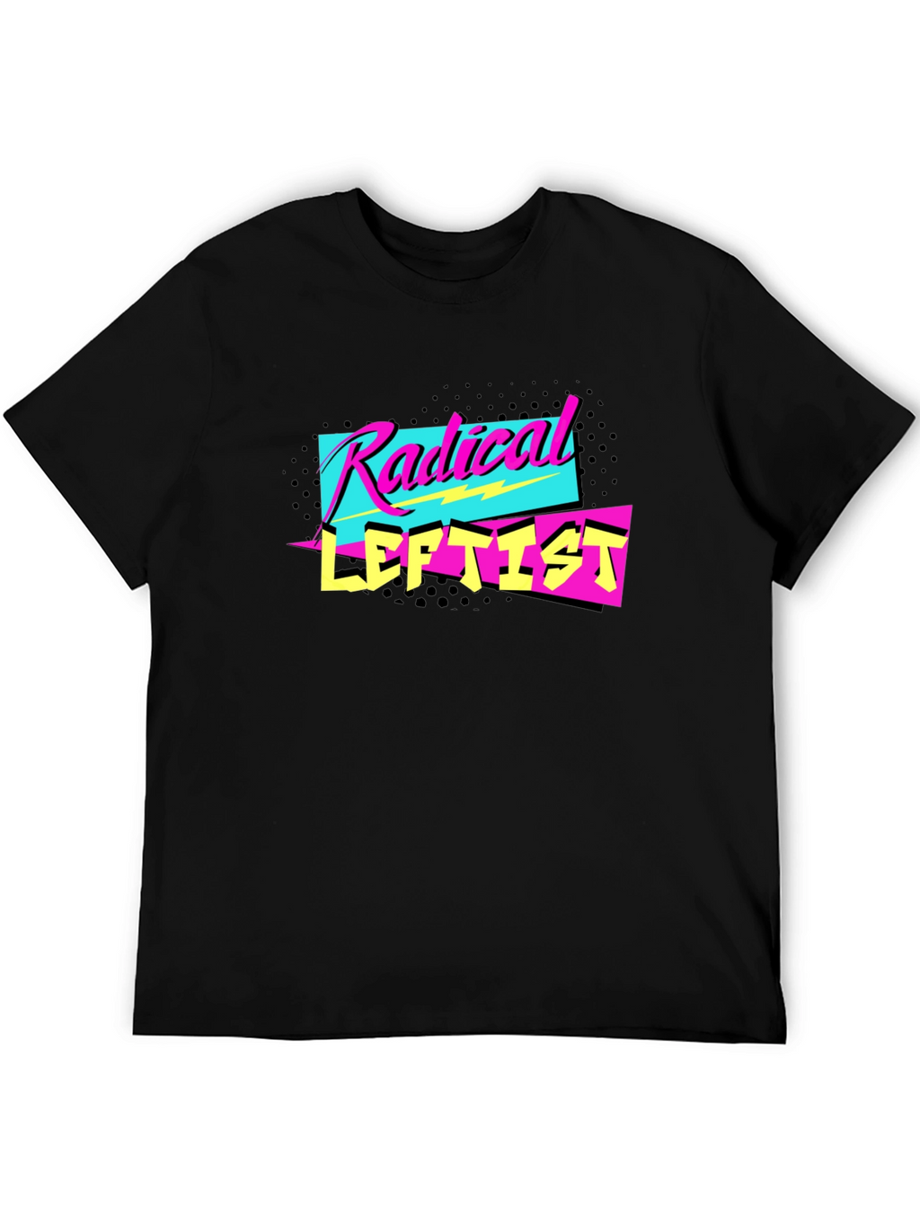Radical Leftist Graphic Tee - Retro 80s Style