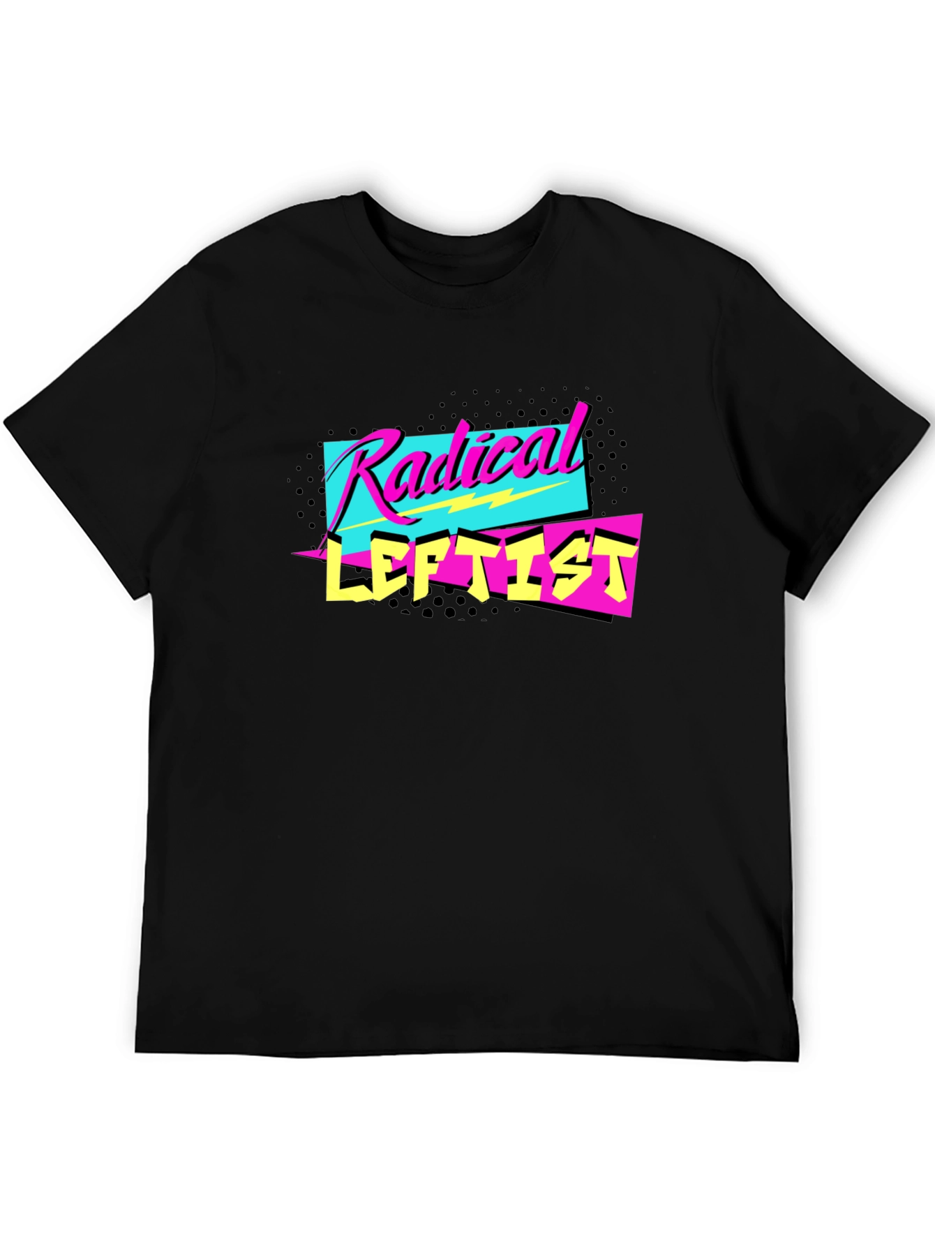Radical Leftist Graphic Tee - Retro 80s Style