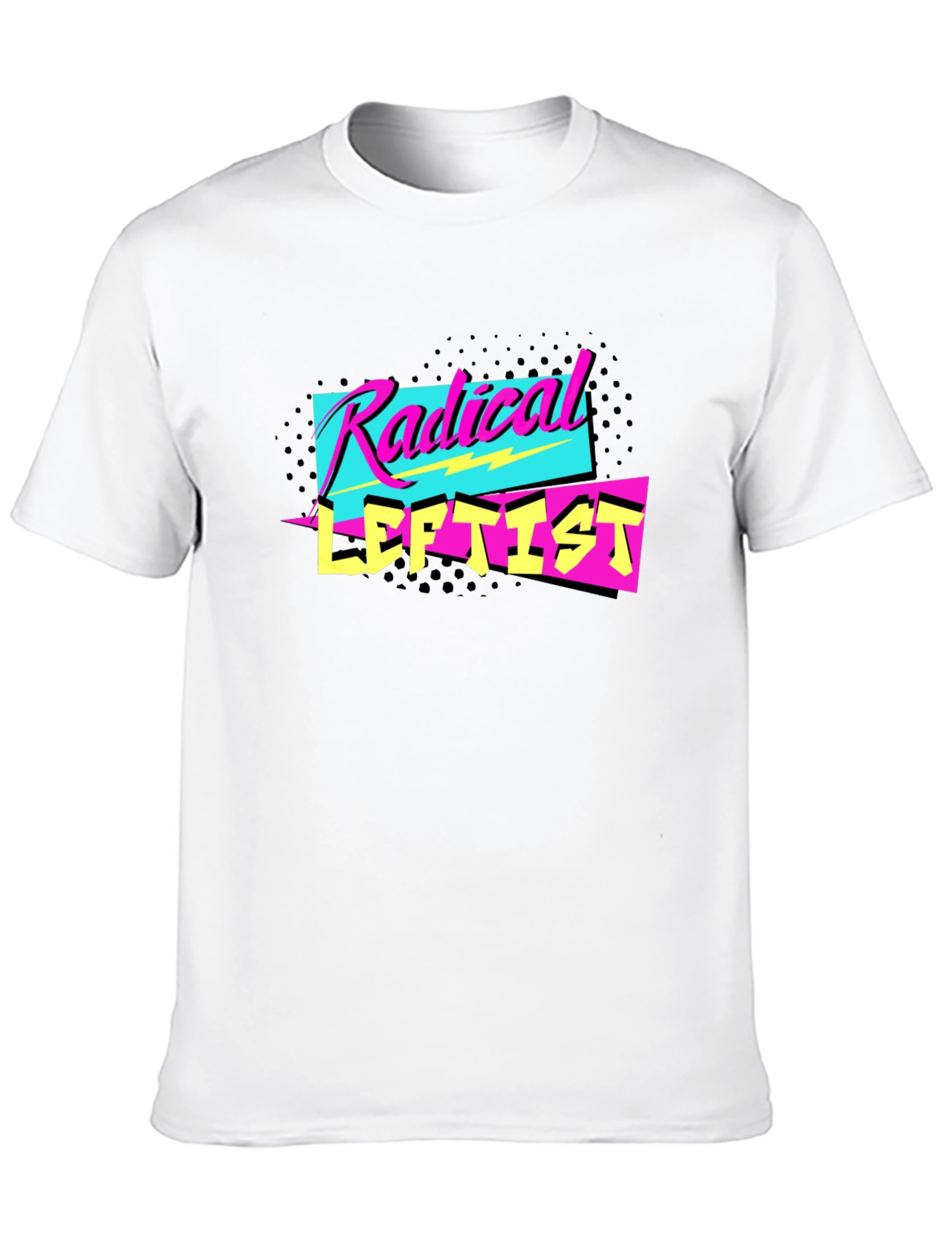 Radical Leftist Graphic Tee - Retro 80s Style