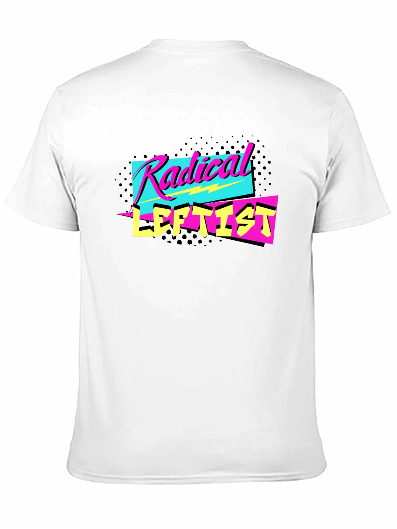 Radical Leftist Graphic Tee - Retro 80s Style