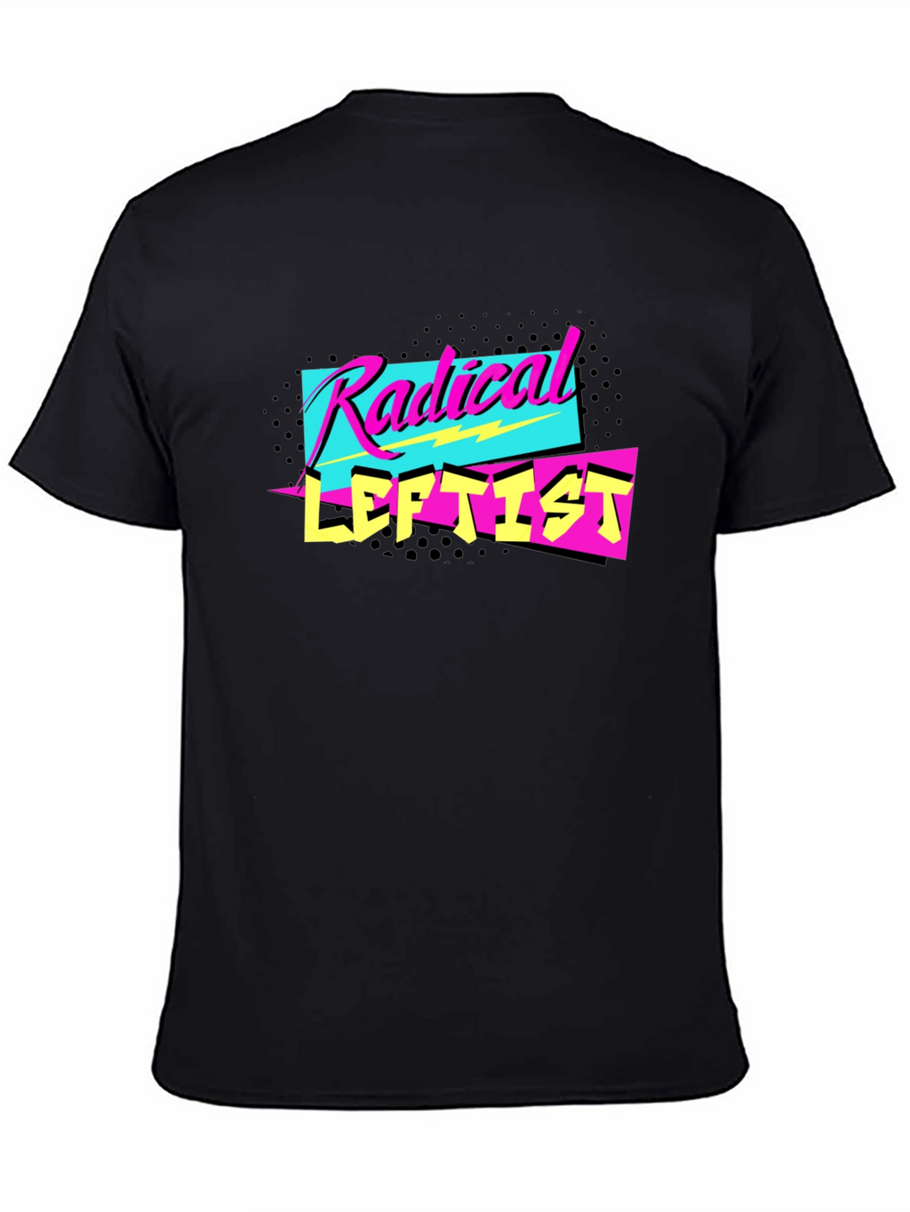 Radical Leftist Graphic Tee - Retro 80s Style