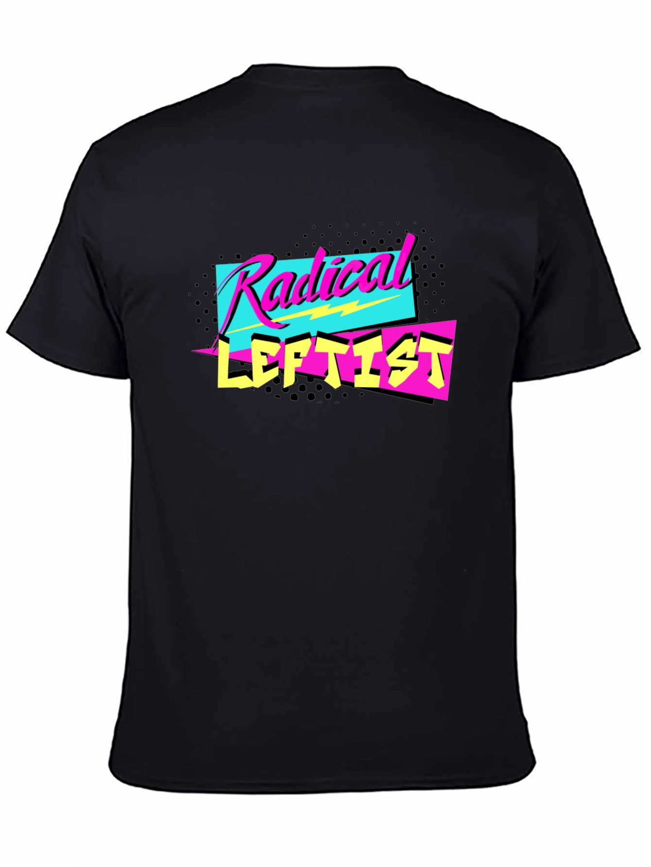 Radical Leftist Graphic Tee - Retro 80s Style