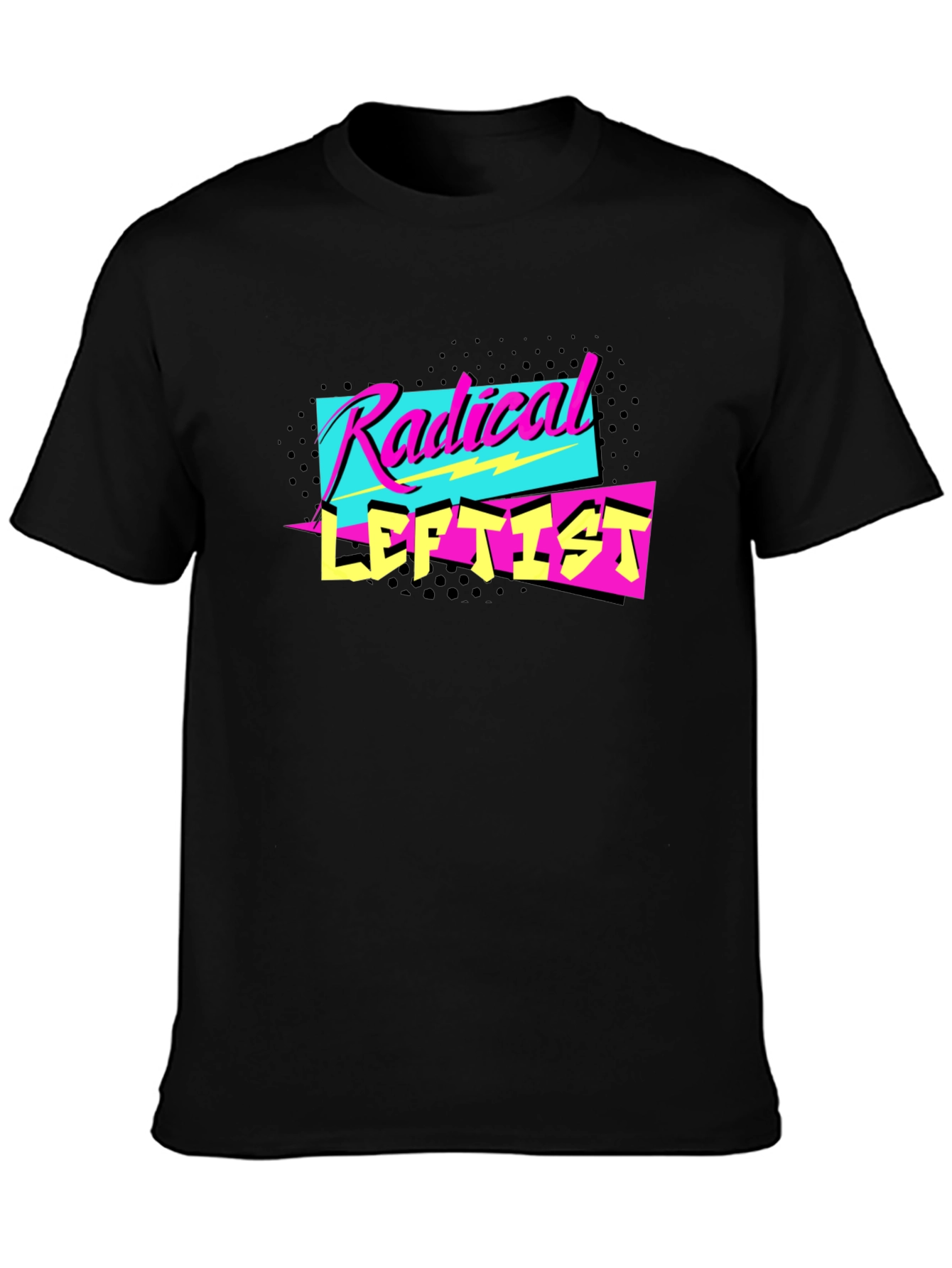 Radical Leftist Graphic Tee - Retro 80s Style
