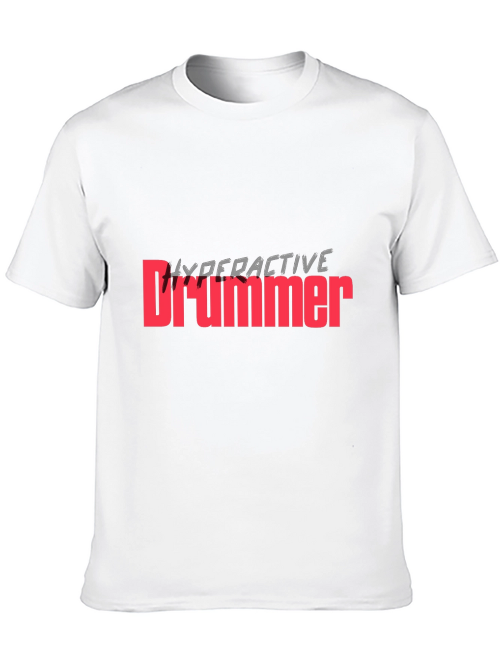 Hyperactive Drummer Black T-Shirt