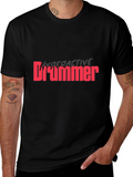 Hyperactive Drummer Black T-Shirt