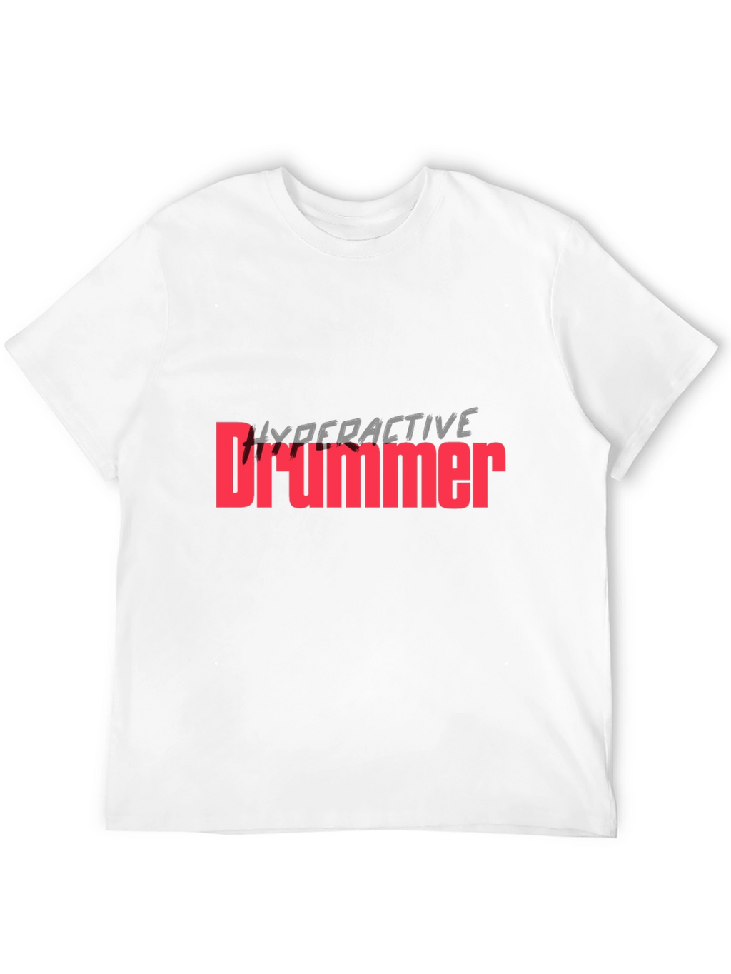 Hyperactive Drummer Black T-Shirt
