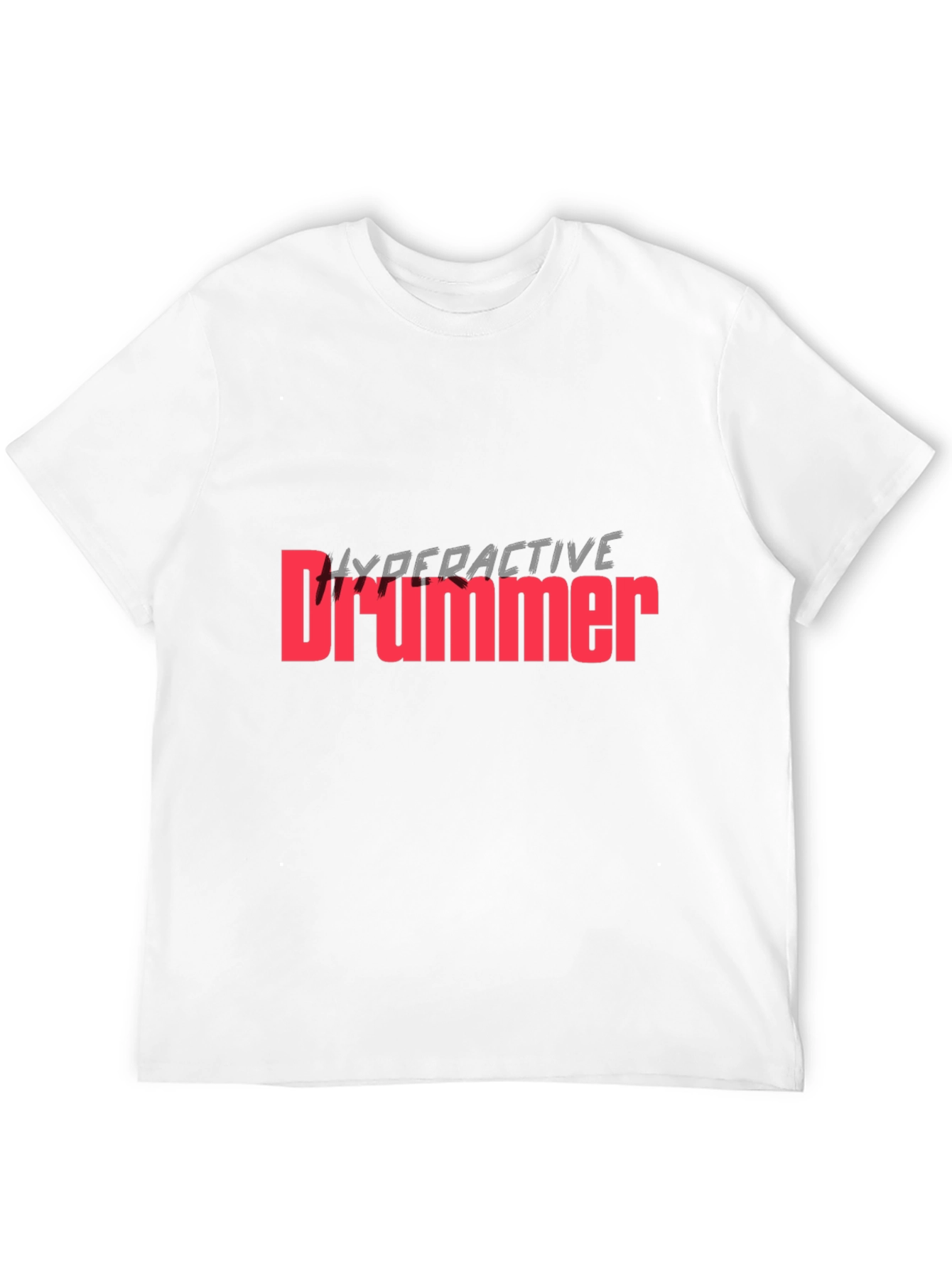 Hyperactive Drummer Black T-Shirt