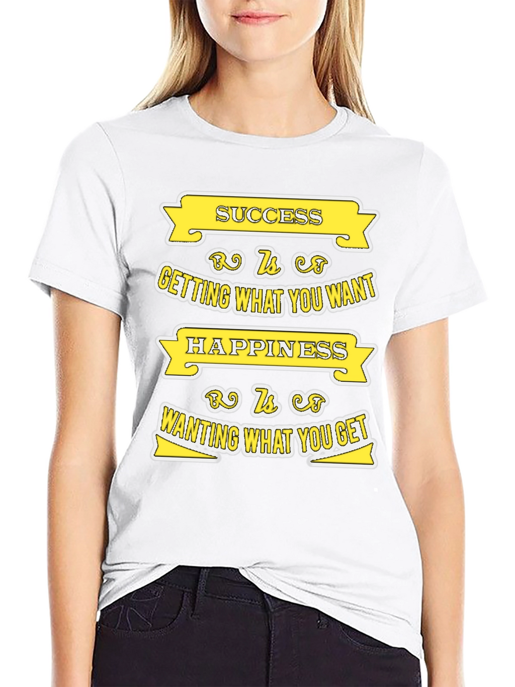 Success and Happiness T-shirt - Motivational Quote