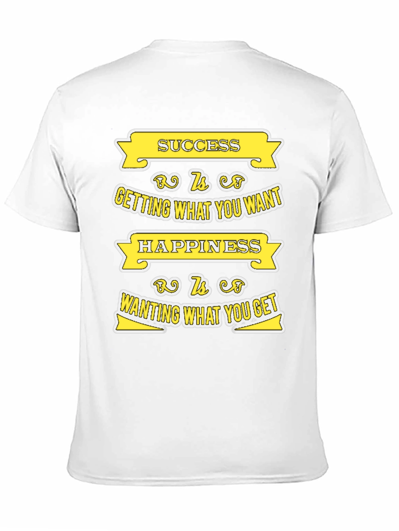 Success and Happiness T-shirt - Motivational Quote
