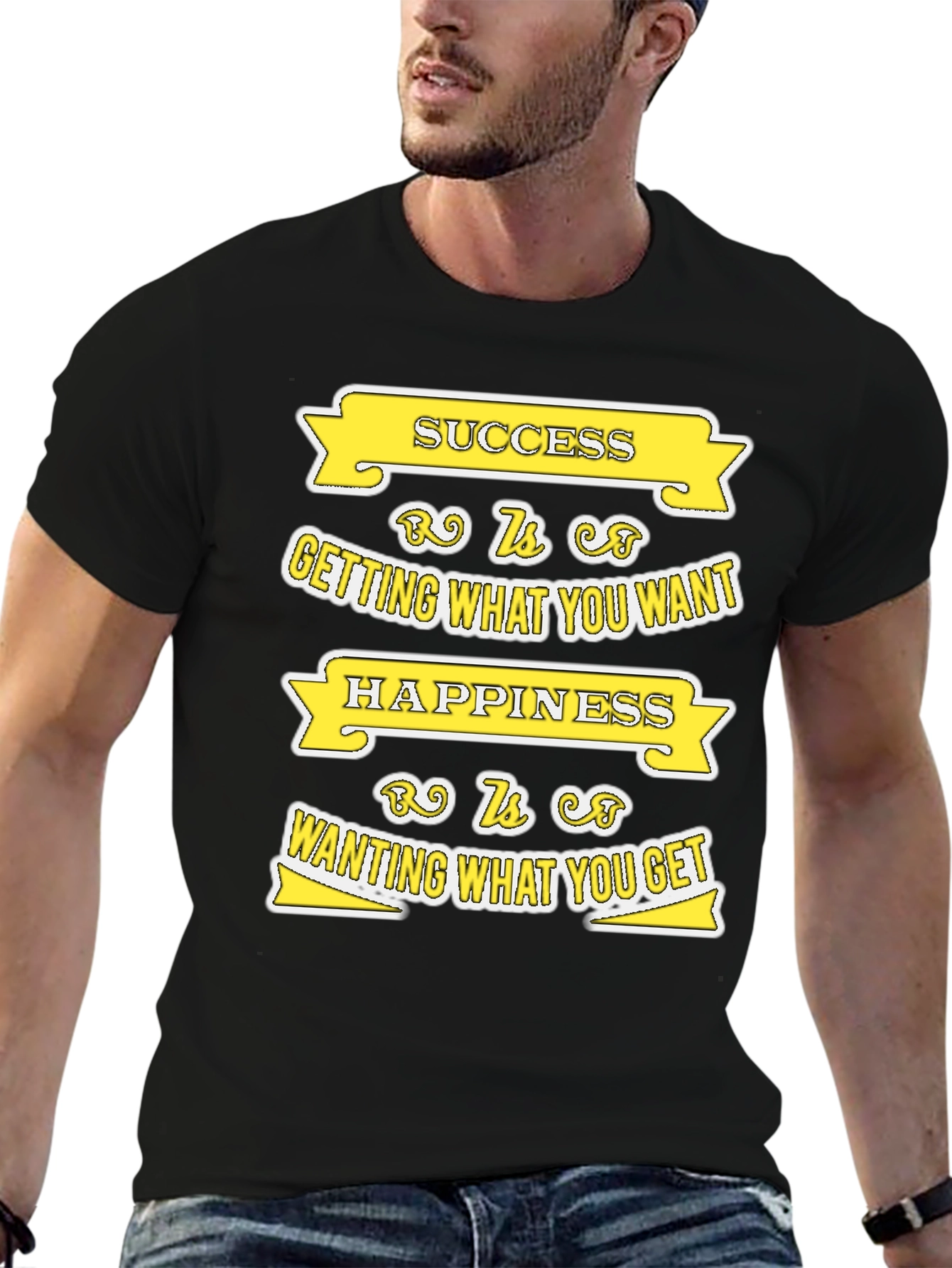 Success and Happiness T-shirt - Motivational Quote