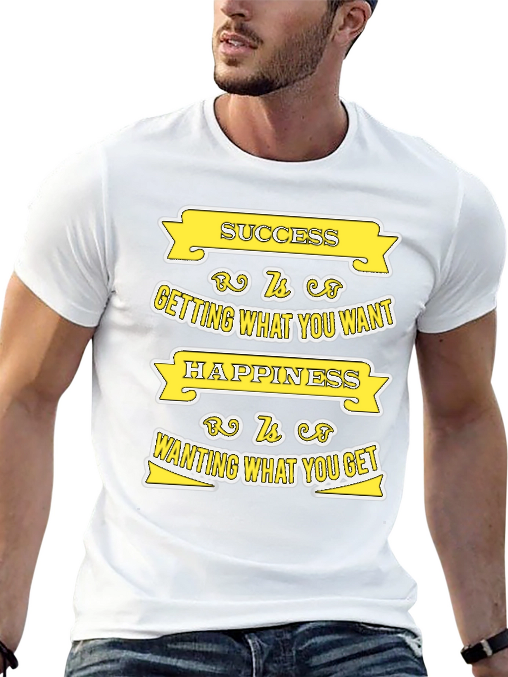 Success and Happiness T-shirt - Motivational Quote