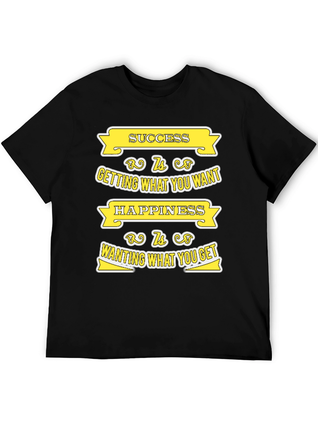 Success and Happiness T-shirt - Motivational Quote