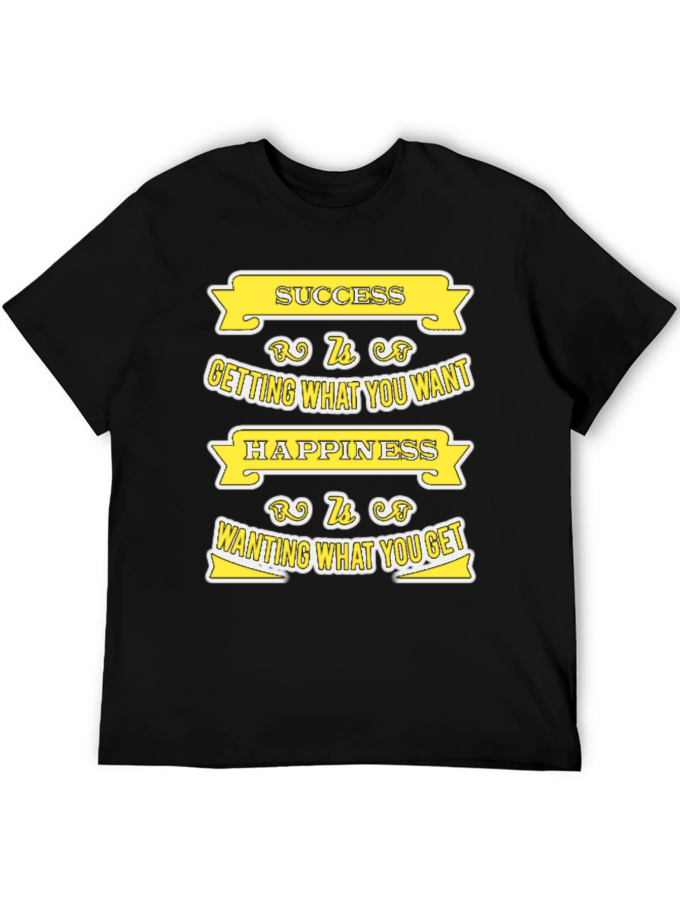 Success and Happiness T-shirt - Motivational Quote