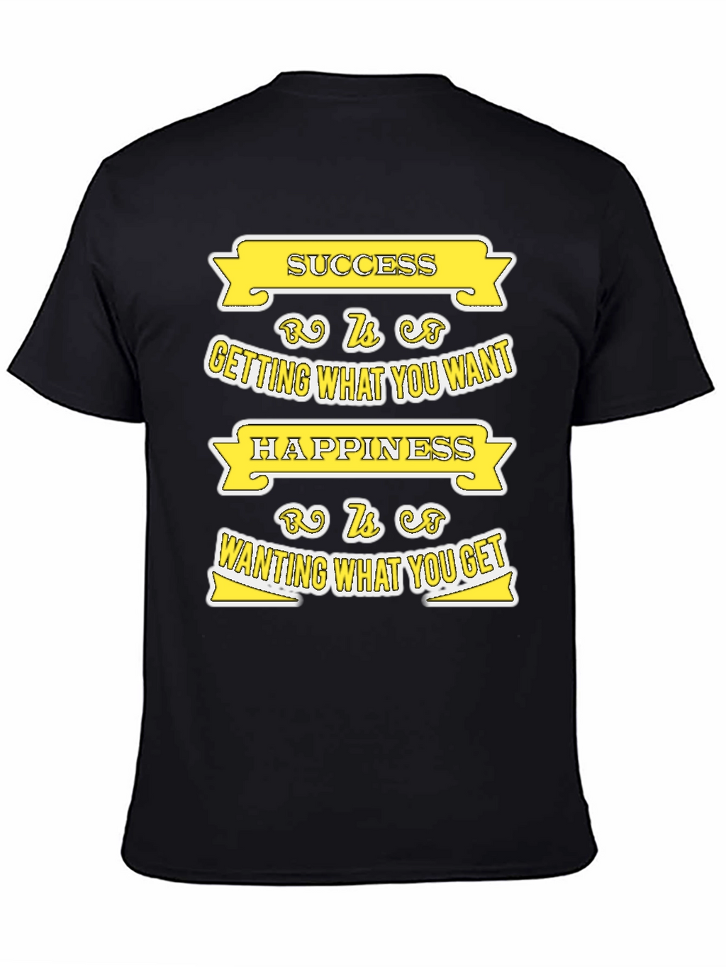 Success and Happiness T-shirt - Motivational Quote