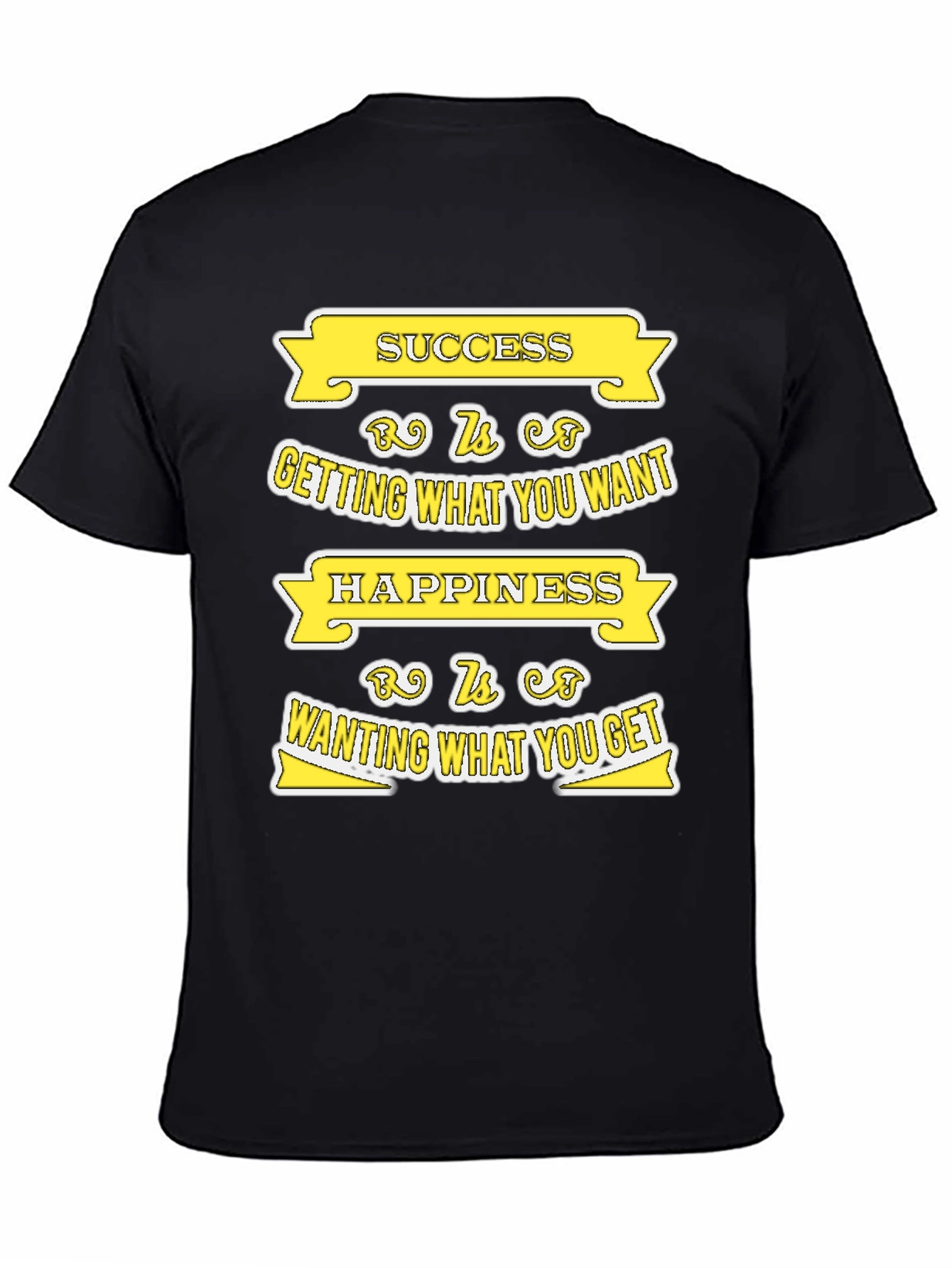 Success and Happiness T-shirt - Motivational Quote