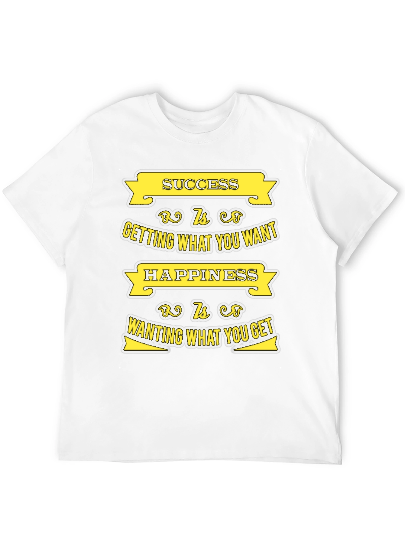 Success and Happiness T-shirt - Motivational Quote