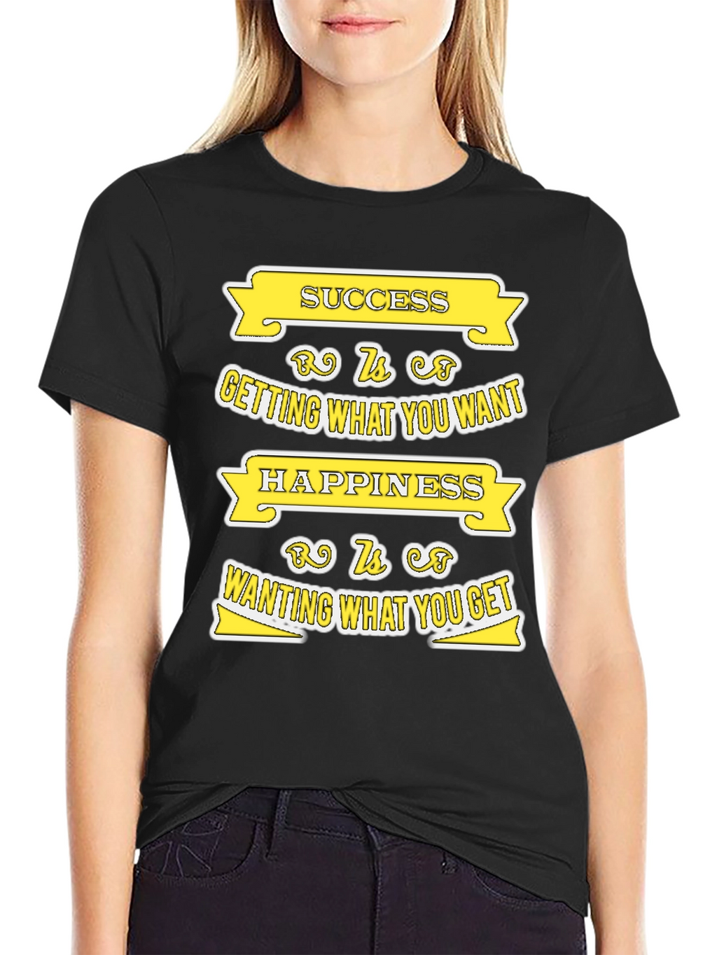 Success and Happiness T-shirt - Motivational Quote