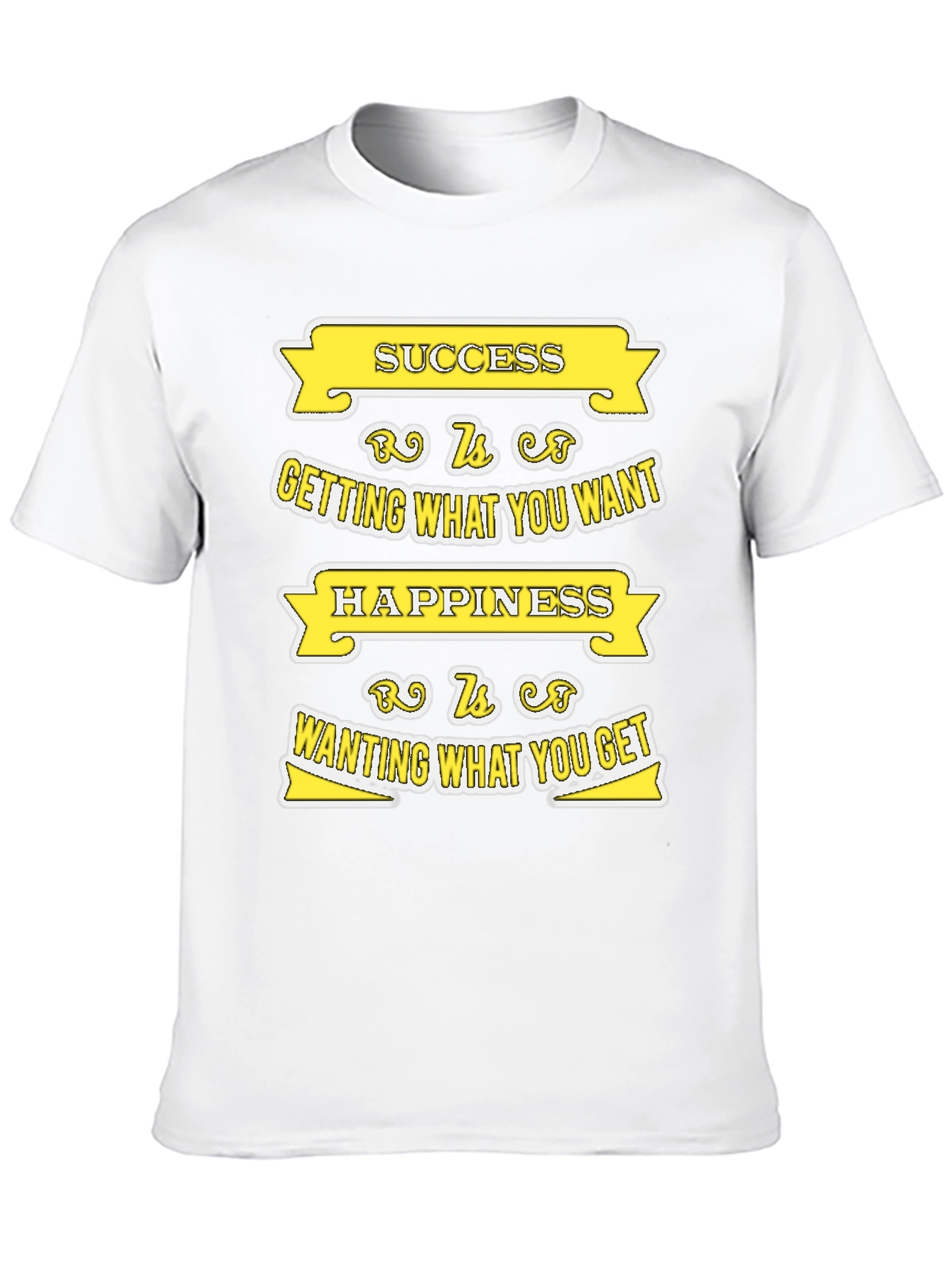 Success and Happiness T-shirt - Motivational Quote