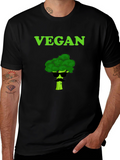 Vegan Broccoli T-Shirt - Cool Graphic Tee