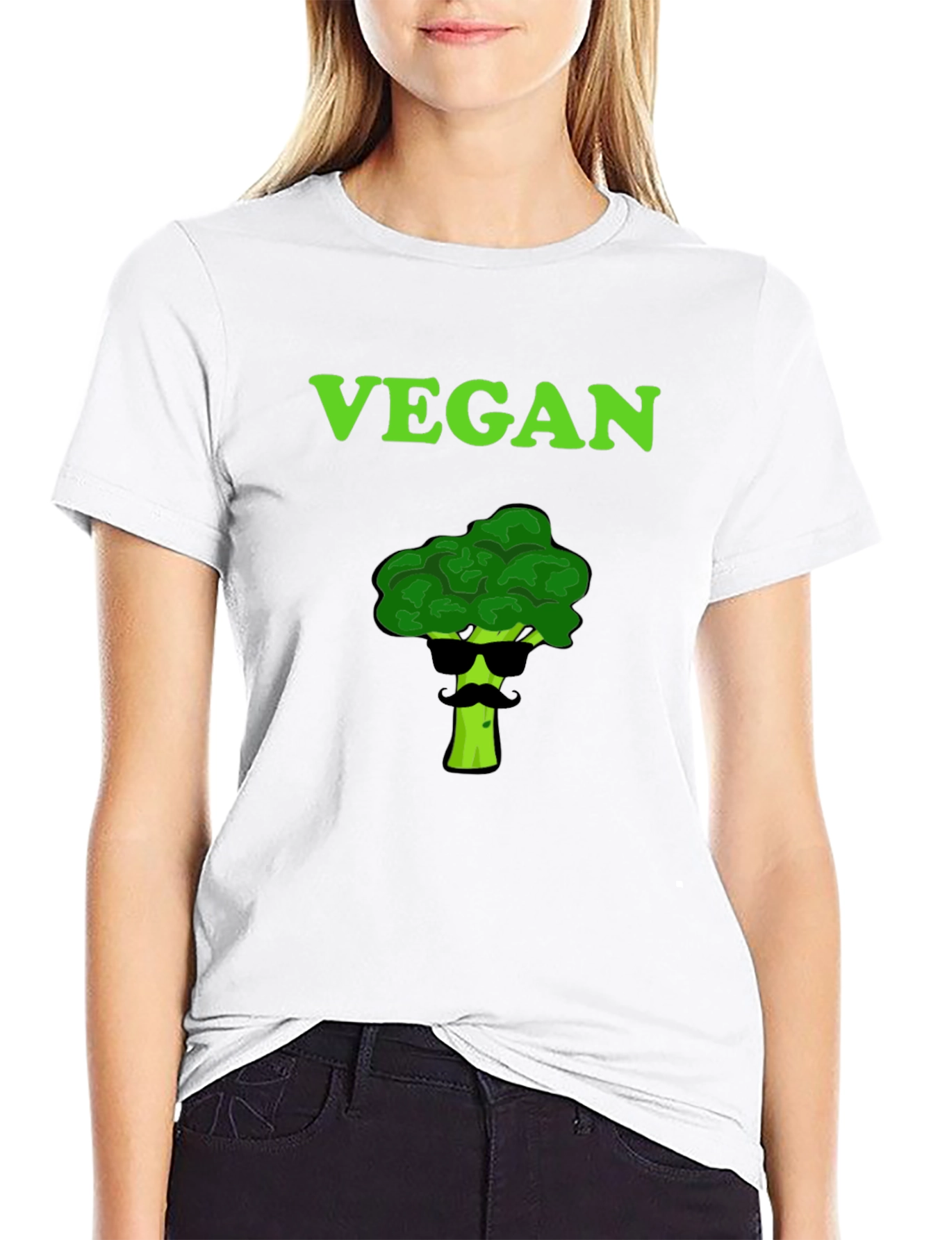 Vegan Broccoli T-Shirt - Cool Graphic Tee