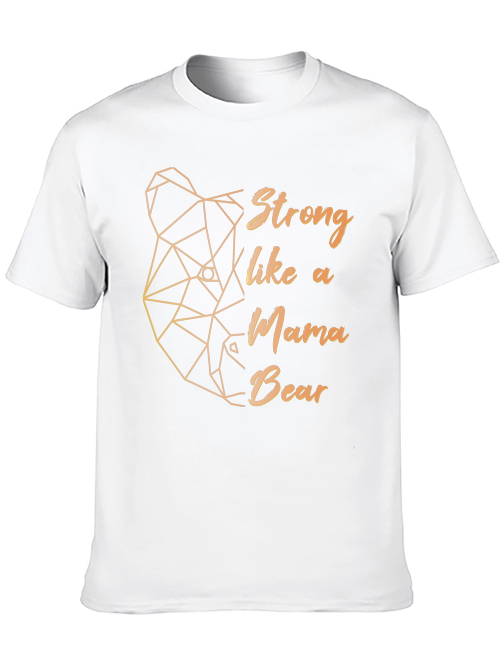Strong Mama Bear Graphic Tee - Black