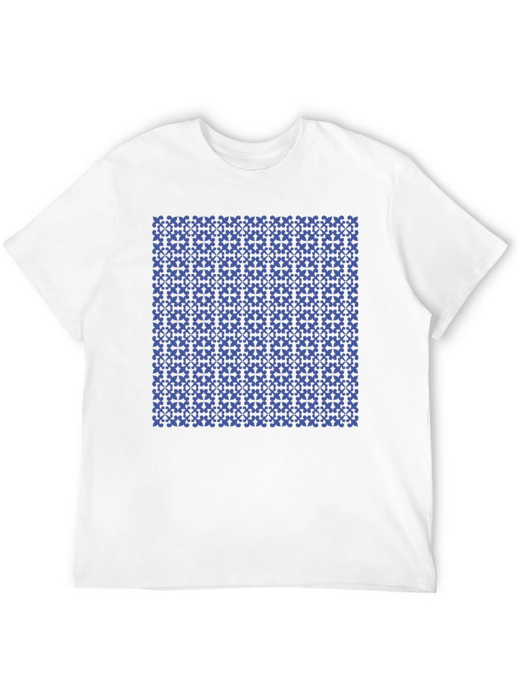 Patterned Black T-Shirt