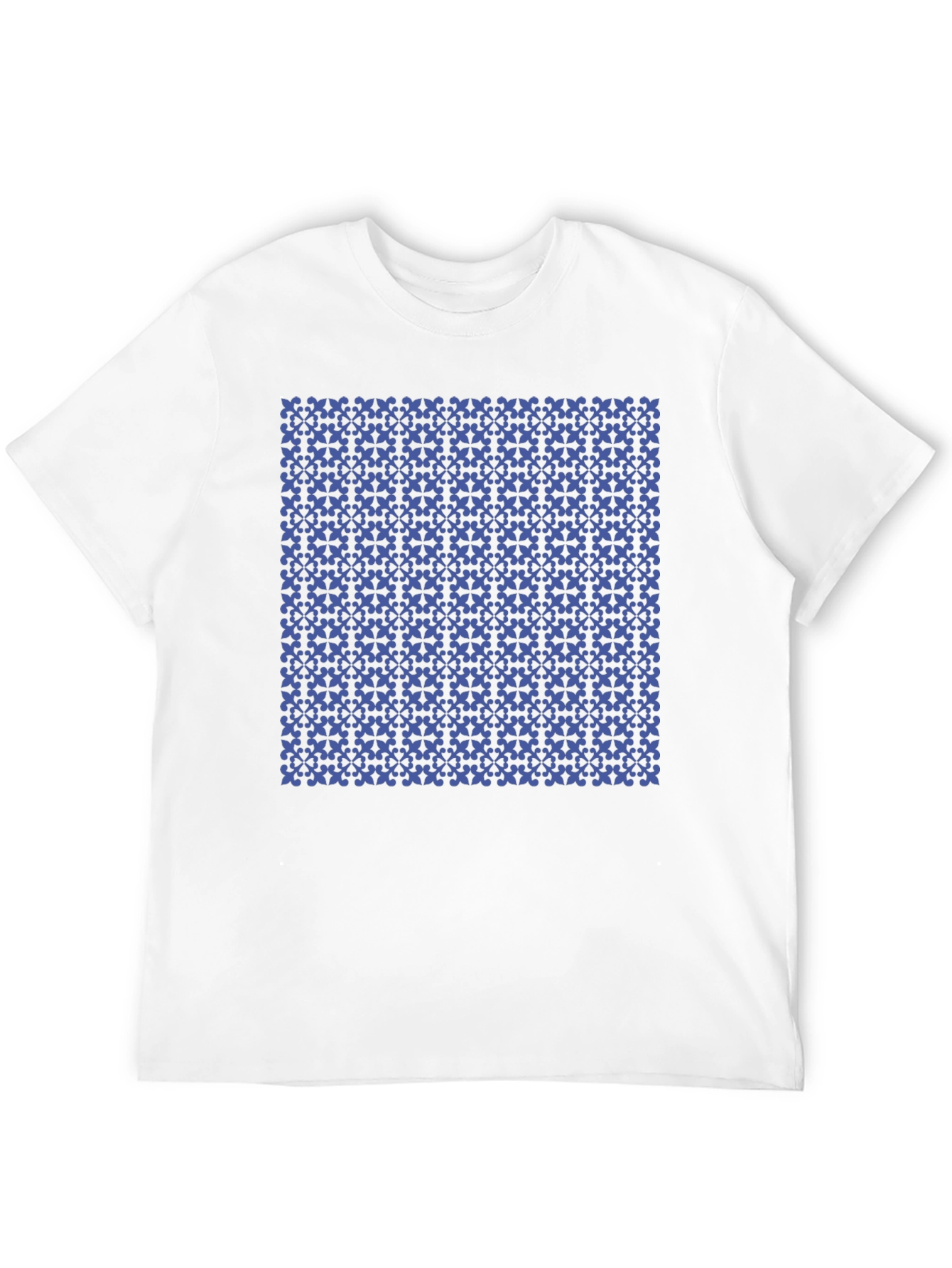 Patterned Black T-Shirt
