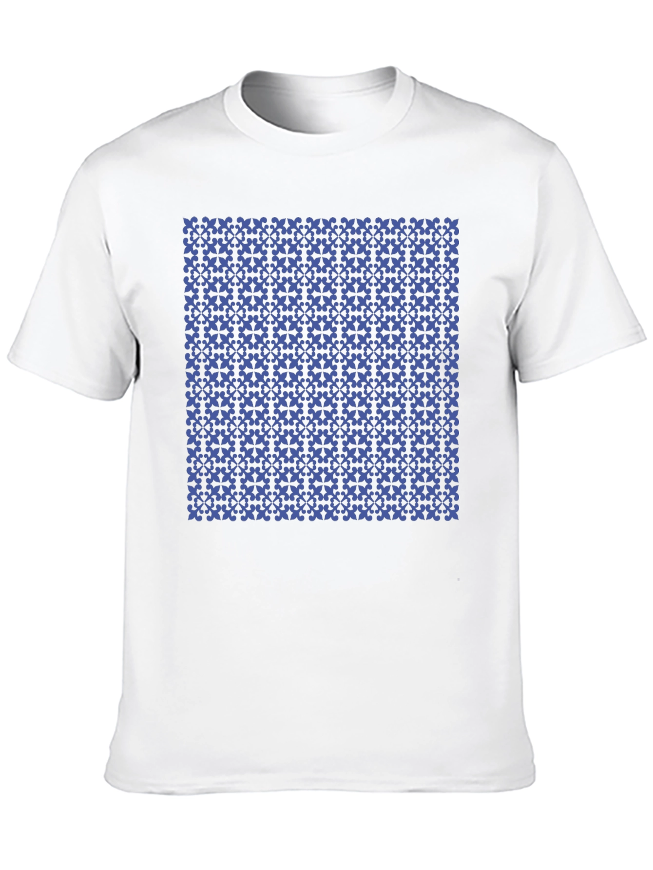 Patterned Black T-Shirt