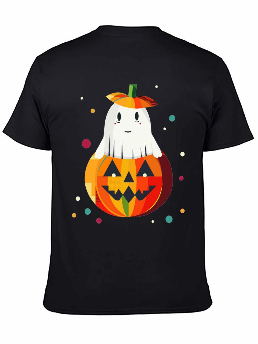 Halloween Ghost in Pumpkin Graphic Tee