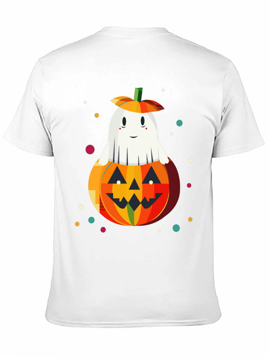 Halloween Ghost in Pumpkin Graphic Tee