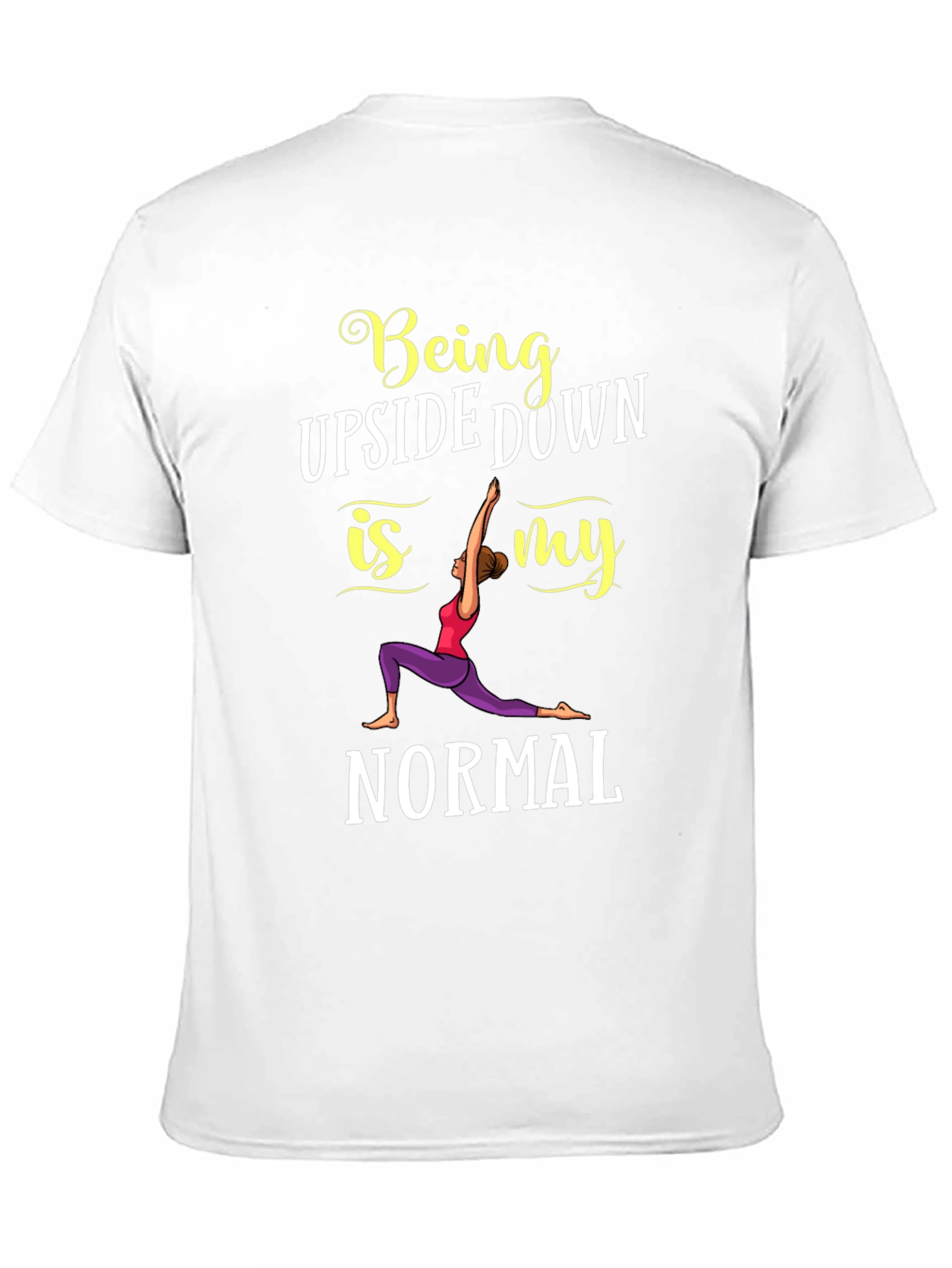 Yoga Lover Graphic Tee - Being Upside Down