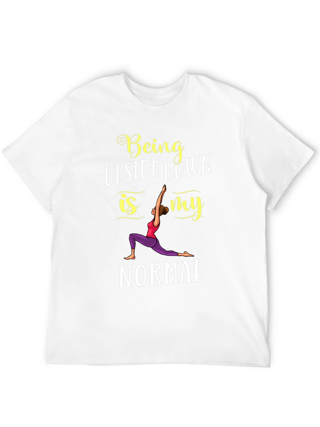Yoga Lover Graphic Tee - Being Upside Down