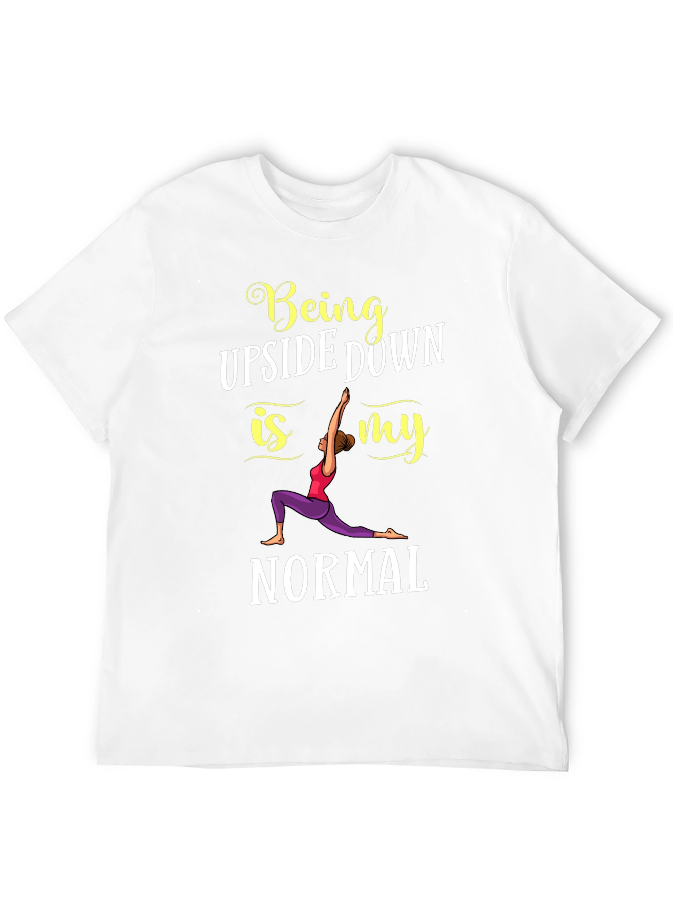 Yoga Lover Graphic Tee - Being Upside Down