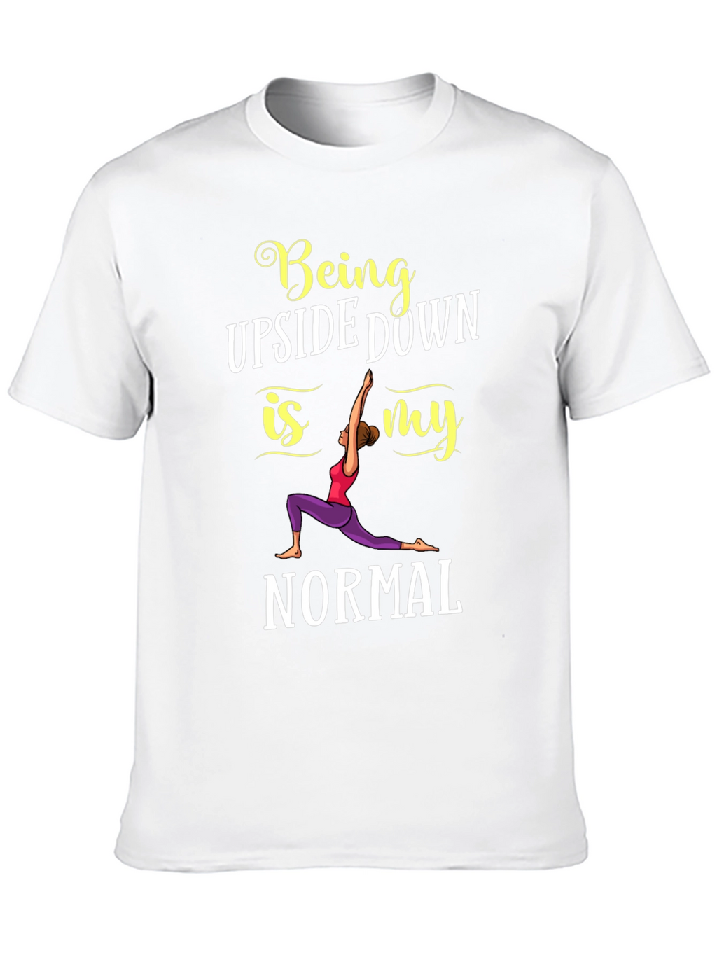 Yoga Lover Graphic Tee - Being Upside Down