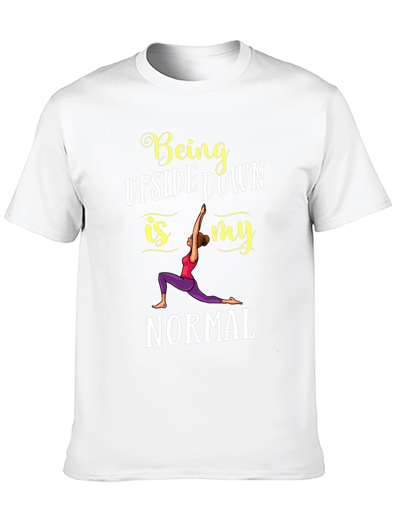 Yoga Lover Graphic Tee - Being Upside Down
