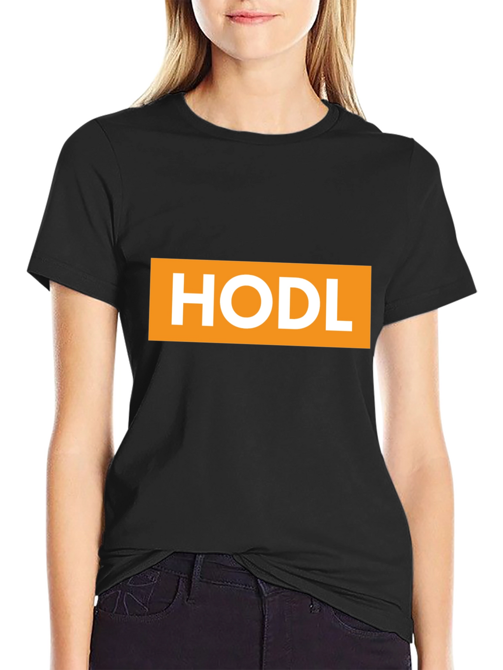 HODL Crypto T-Shirt - Black Cotton Tee