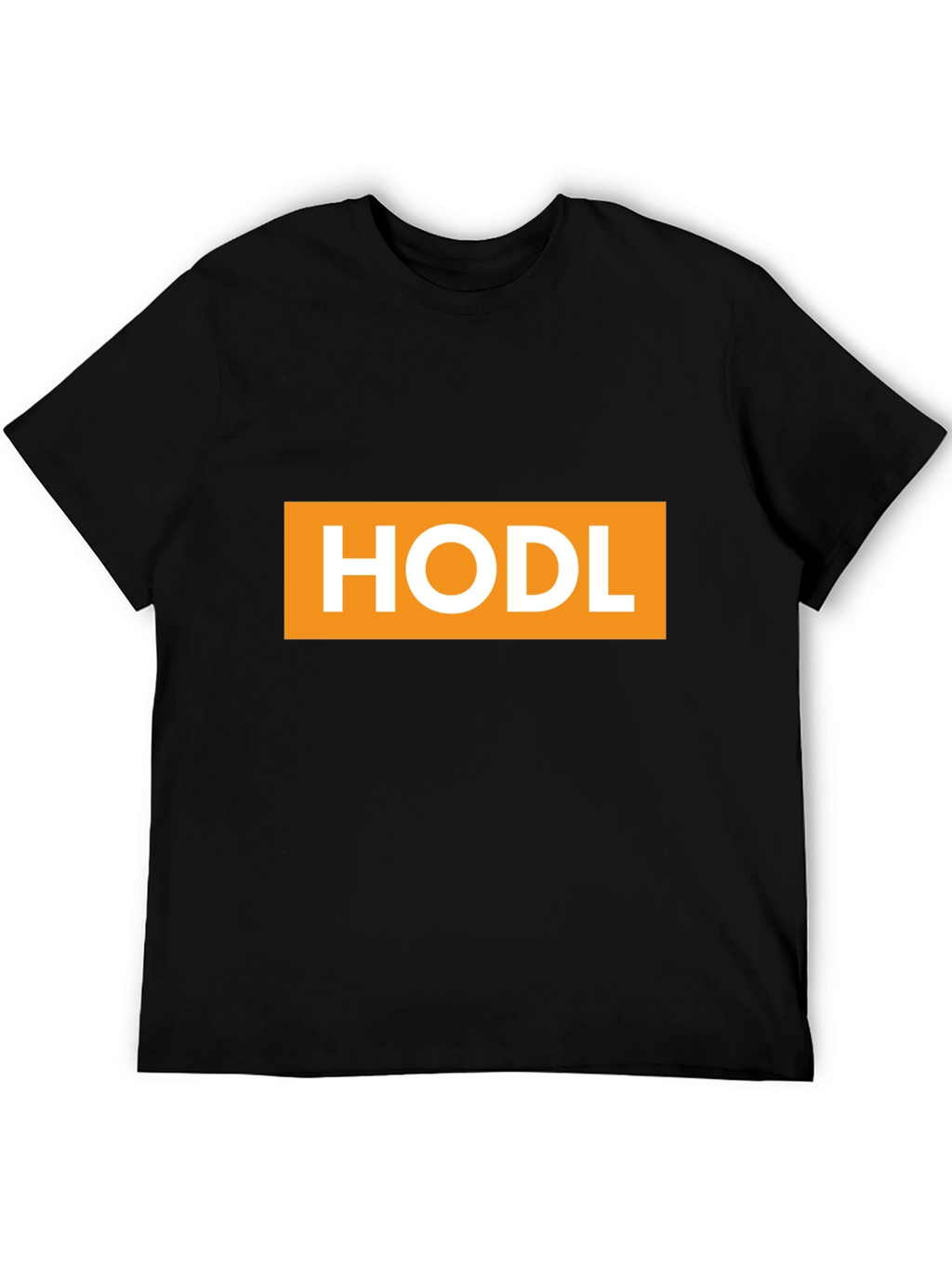 HODL Crypto T-Shirt - Black Cotton Tee