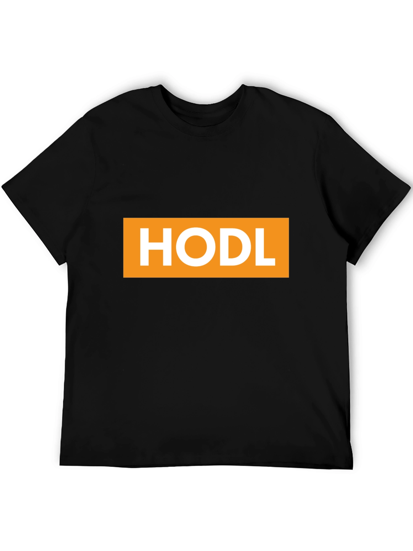 HODL Crypto T-Shirt - Black Cotton Tee
