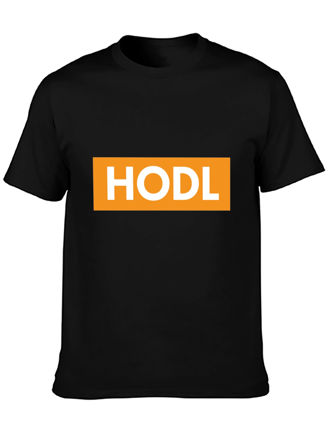 HODL Crypto T-Shirt - Black Cotton Tee