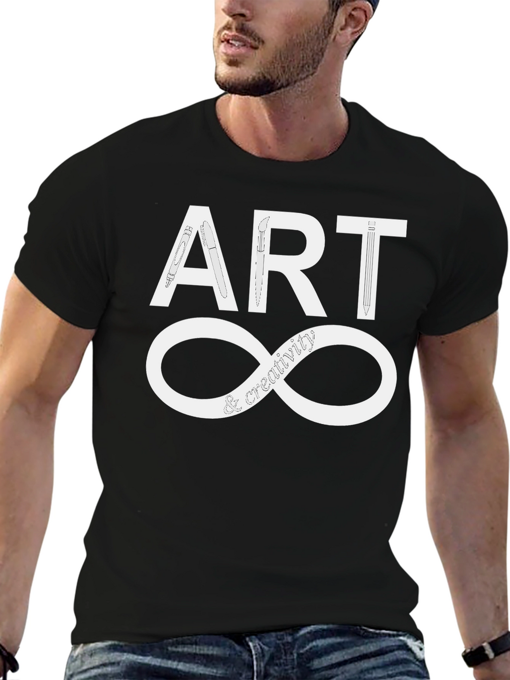 Art & Creativity Infinity T-Shirt - Stylish Graphic Tee