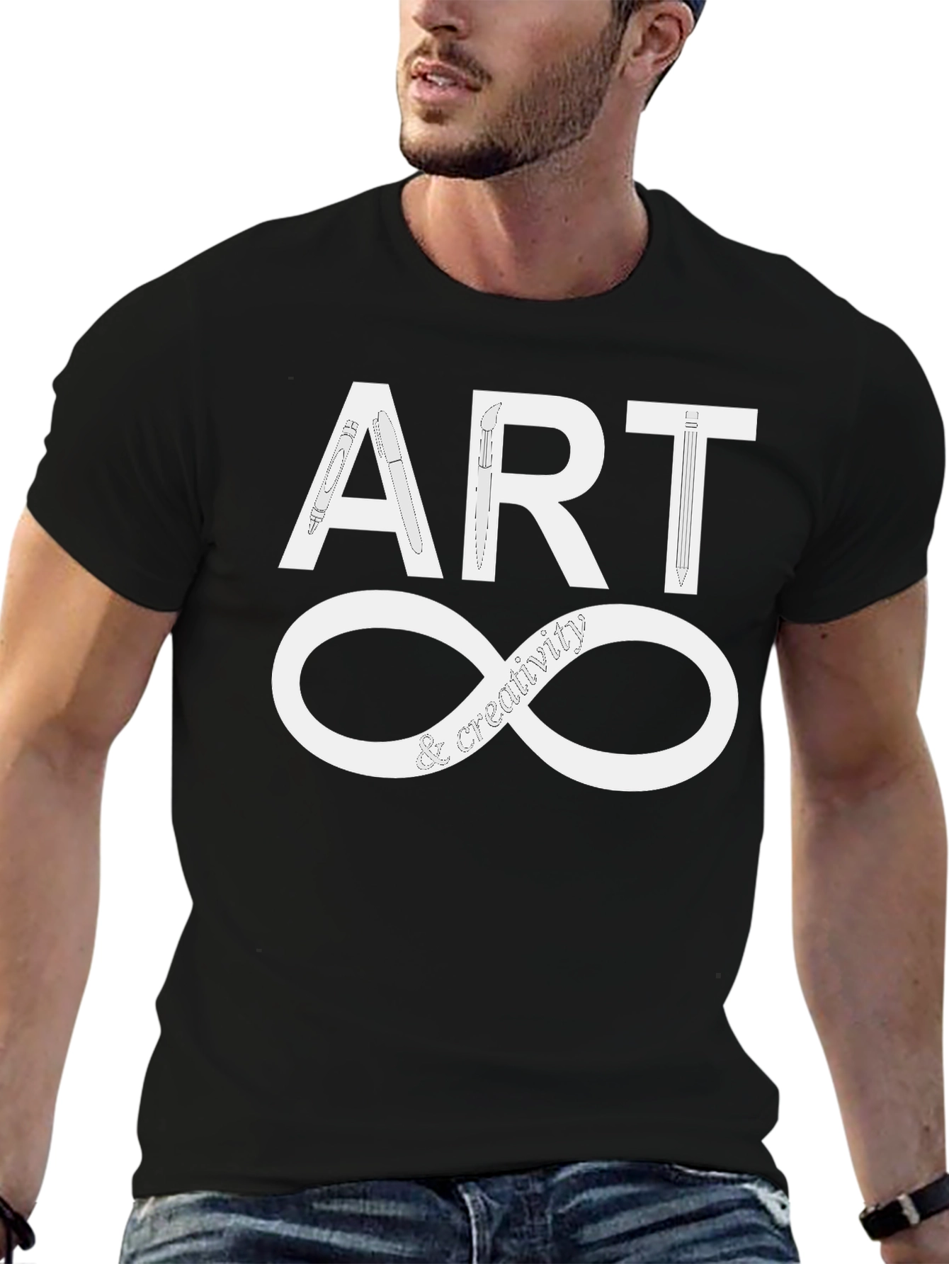 Art & Creativity Infinity T-Shirt - Stylish Graphic Tee