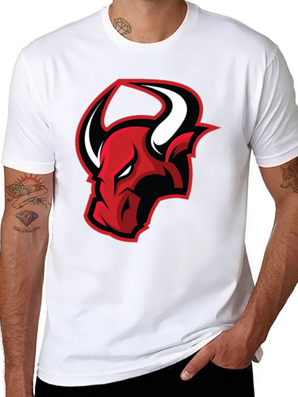 Cool Devil Graphic Tee - Black Cotton T-Shirt