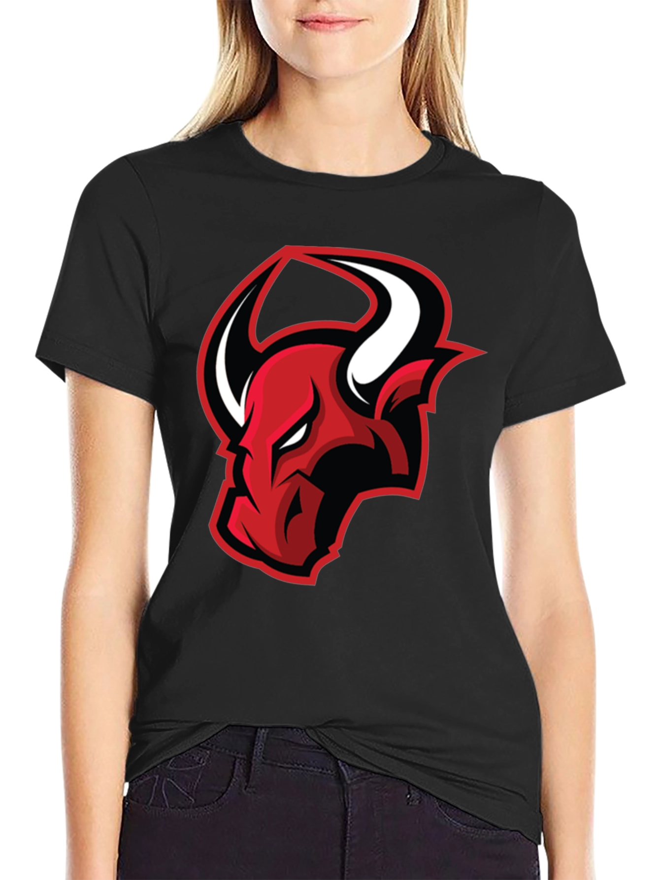 Cool Devil Graphic Tee - Black Cotton T-Shirt