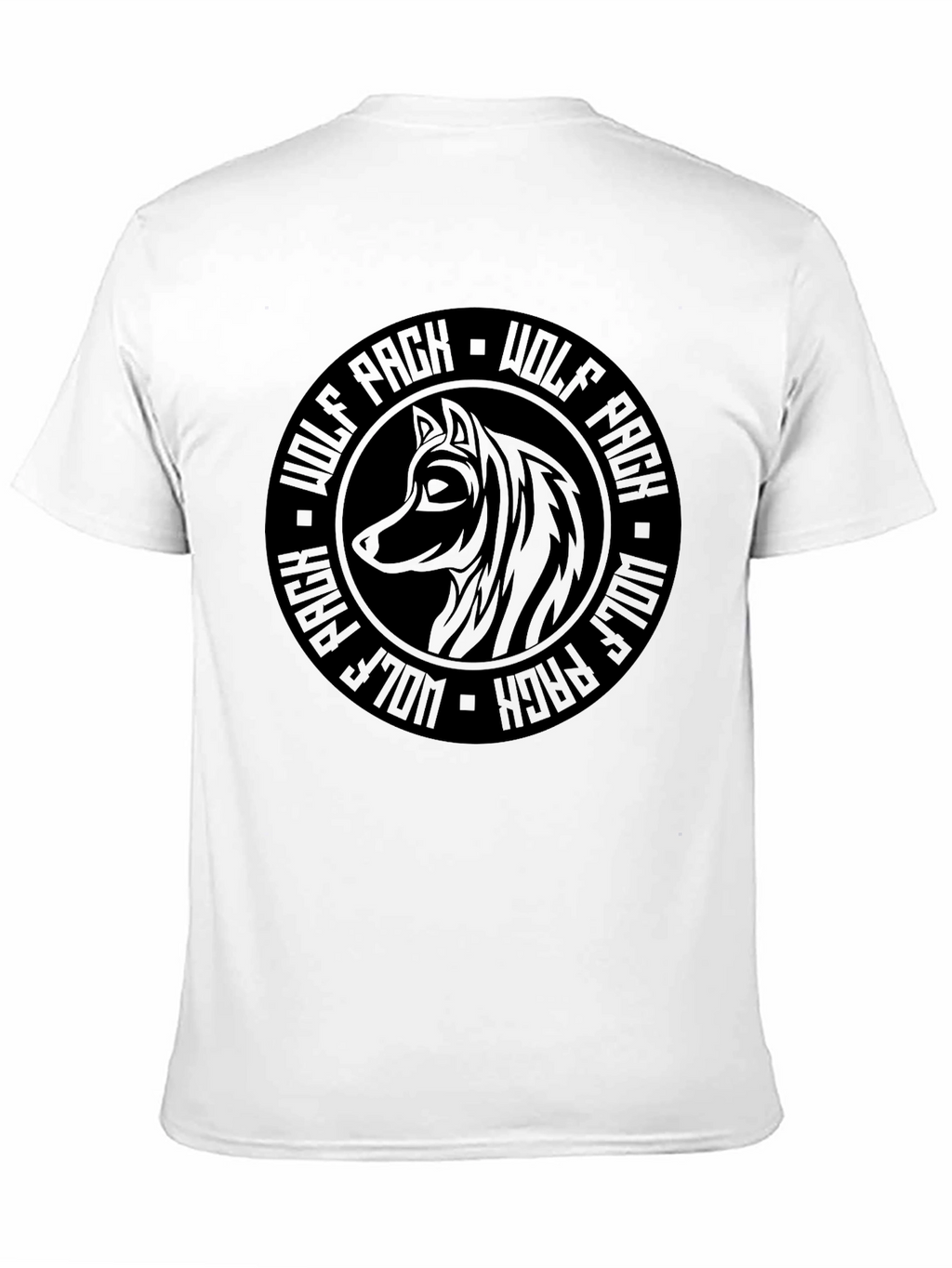 Wolf Pack Graphic T-Shirt - Stylish Black Tee
