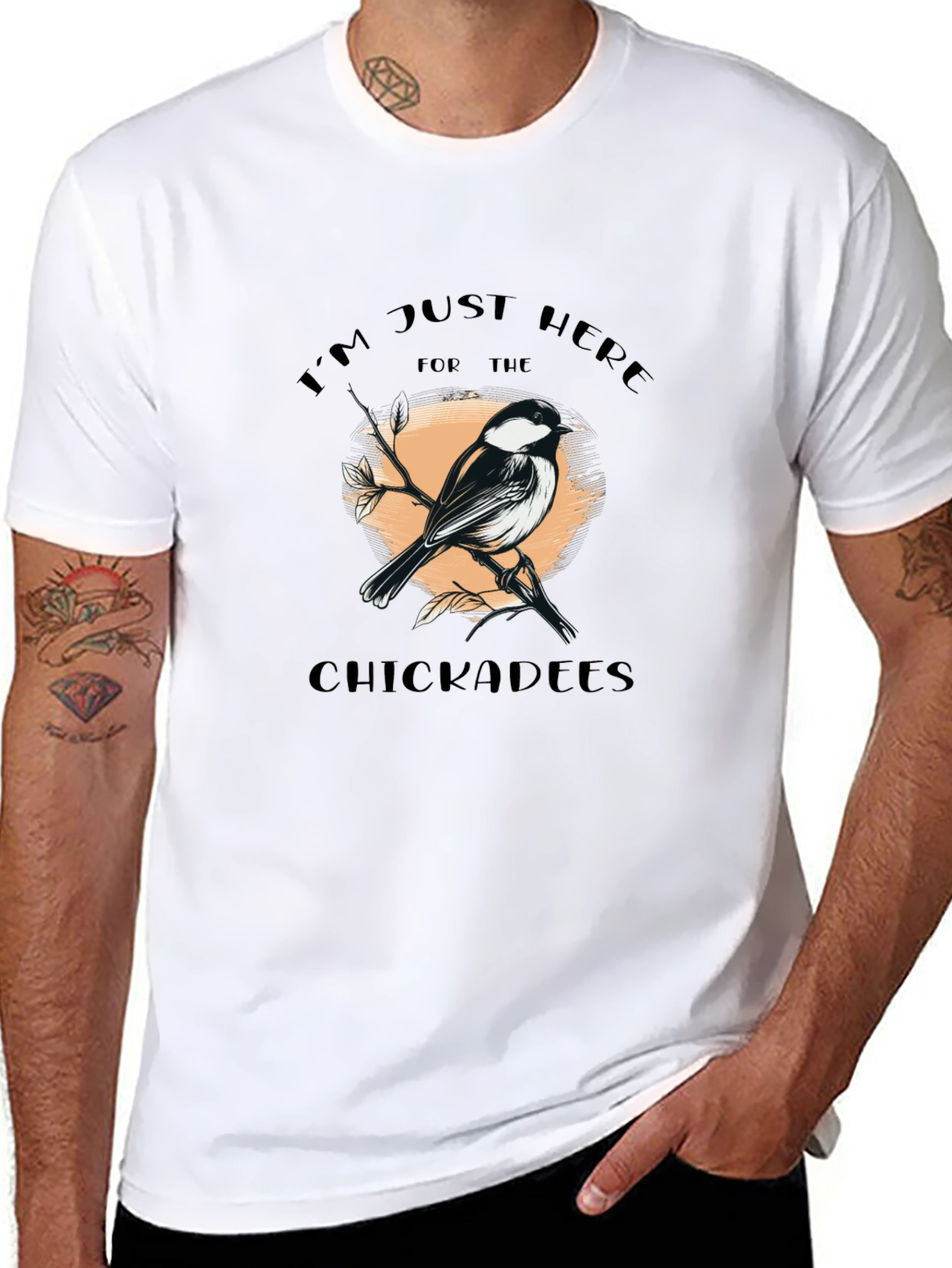 Chickadees Graphic T-Shirt - Bird Lover Tee